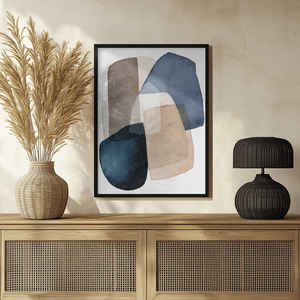 Bloques de Patrones de Naturaleza Muerta en Azul y Marrón - Product Image 3