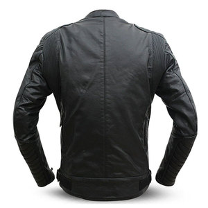 Logo personnalisé Vestes de moto en cuir véritable de haute qualité à bas prix Vestes de moto en cuir véritable pour hommes - Product Image 2