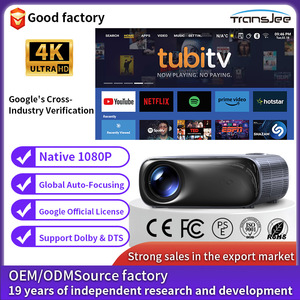 Proyector 3D inteligente 4K Android, kit de proyección con proyector - Product Image 1