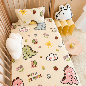 Automne et hiver classe a housse de matelas en molleton de lait de qualité maternelle et infantile épaissi chaud entièrement enveloppé lavable en Machine - Product Image 5