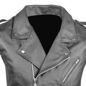 Chaleco de Cuero a Precio Razonable para Uso en Exteriores, Venta al por Mayor en Pakistán, Chaleco de Cuero Ligero para Hombre - Product Image 5