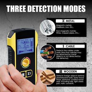 Escáner de Pared y Superficies Todo en Uno, Detecta Metal, Madera, Cables con Corriente con Indicador de Color, Función de Alarma Sonora - Product Image 4