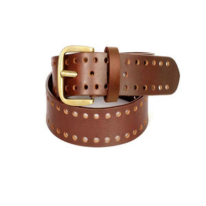 Dernière ceinture en cuir véritable Ceinture réglable en cuir véritable faite à la main d'un fournisseur de confiance - Product Image 4
