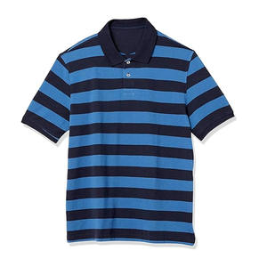 Polo de sport décontracté à manches courtes et respirant pour hommes de grande taille, tissu en polyester et coton de haute qualité - Product Image 1