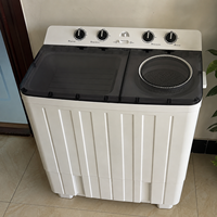 Nouvelle conception Lave-linge semi-automatique à double cuve de 15 kg à chargement par le haut avec essoreuse séparée pour appartement et dortoir