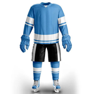 Uniforme de hockey sur glace sur mesure 2026 avec nom d'équipe personnalisé, haute qualité, 100% polyester, design respirant, prix bas en vente - Product Image 1