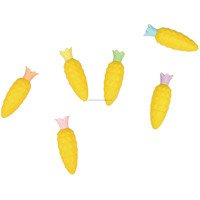 Stylo surligneur miniature en forme d'ananas mignon, 6 pièces/ensemble, marqueurs fluorescents pastel kawaii pour étudiants, journalisation, école, bureau