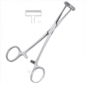 Zelmi pince à saisir les tendons de haute qualité 15.5cm pince chirurgicale homéostatique médicale allemande en acier inoxydable taux de gros OEM - Product Image 2