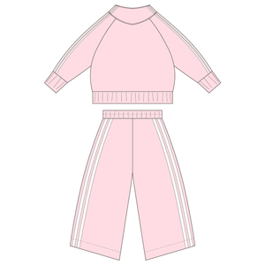 Ensembles de vêtements d'hiver pour tout-petits garçons poids lourd sweat à manches raglan surdimensionné à capuche Baggy pantalon large respirant - Product Image 4