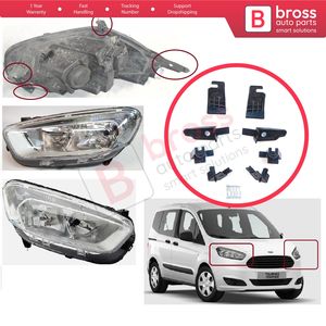 ชุดขายึดซ่อมไฟหน้า BHL544+BHL545 ด้านซ้ายขวา สำหรับรถ Transit Tourneo Courier MK1 ปี 2013-2022 รุ่น ET7613W030 - Product Image 6