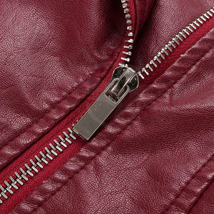 แจ็กเก็ตหนังสำหรับผู้หญิงแจ็กเก็ตหนัง2025สไตล์ใหม่ - Product Image 4