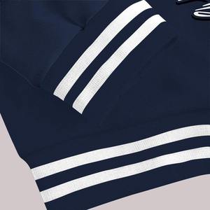 Custom <b>Leather</b> Sleeves Athletic Style Varsity <b>Jacket</b> for Men Chenille Embroidery <b>Retro</b> Stand Collar Outerwear Winter <b>Jacket</b> - Product Image 4