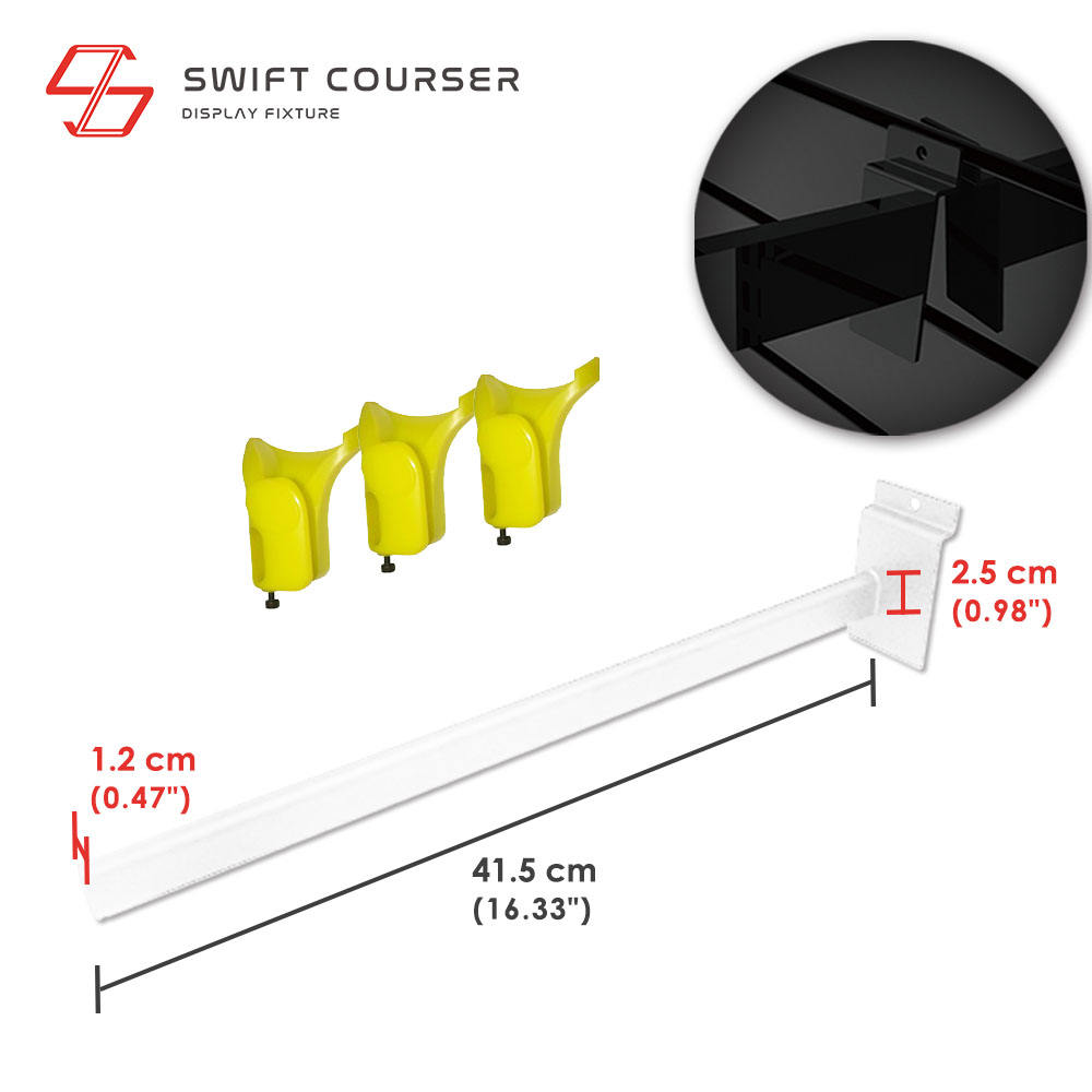 White Bracket & Yellow Holder