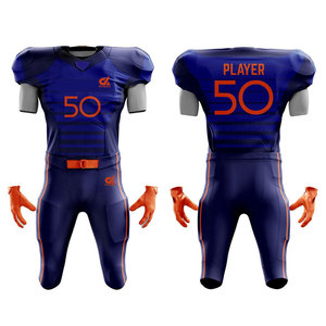 Dernier design d'uniformes de football américain, nouveau style de maillot d'équipe, prix de gros, bonne qualité, uniformes de football américain personnalisés OEM - Product Image 4