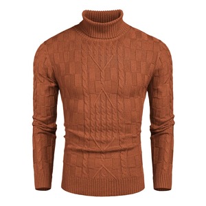 Latest <b>Men's</b> Casual Winter Knitted Sweater Custom Pullovers with Logo Long Sleeve Solid <b>Oversized</b> Top ODM Supply - Product Image 1