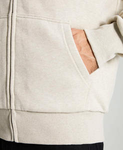 Sweat à capuche unisexe en coton 100% personnalisé en gros à bas prix, logo imprimé, couleur unie - Product Image 5