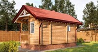 Cabanes en rondins, maison préfabriquée en bois