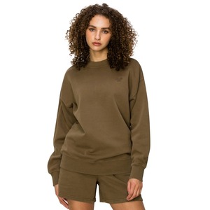 Nouveau 2026 Sweat-shirt à col rond en coton 100% de haute qualité avec logo personnalisé brodé Impression Ensemble de survêtement court pour femmes - Product Image 1
