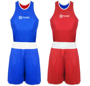 Chaleco de boxeo y pantalones cortos Patrón de impresión único Diseño popular Precio barato personalizado Venta caliente Chaleco de boxeo de calidad superior - Product Image 2