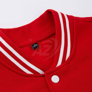 Veste pour homme avec logo personnalisé, qualité supérieure, style Letterman, col montant, manches longues, mélange de coton et de laine, séchage rapide, respirante - Product Image 4