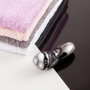 Afeitadora Eléctrica Mini Multicolor Plateada para Hombre, Afeitadora Rotatoria USB Impermeable IPX7, Afeitadora Facial con Cabezales Reemplazables y Lavables - Product Image 1