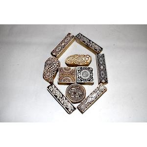 Bloc d'impression de conception indienne, tampons d'impression au henné et au papier, bloc d'impression Textile - Product Image 5