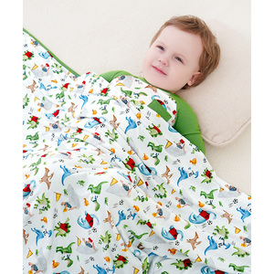 Manta Envolvente de Bambú con Diseño de Dinosaurio para Bebé, Ligera, Tejida en Felpa, Estilo Liso - Product Image 5