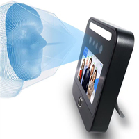 JINGXIN 5 İnç HD IPS Dokunmatik Ekran 1280*720 Yüz Biyometrik Tanıma Kimlik Kartı Okuma TCP IP USB Wifi Zamanlı Katılım Makinesi