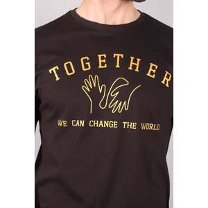 KLORE 100% Cotton Classic Crew Neck Oversize T-Shirt Boxy Style with Graphic <b>Print</b> 300 Gram Jersey Material Silk Screen Printing - Product Image 4