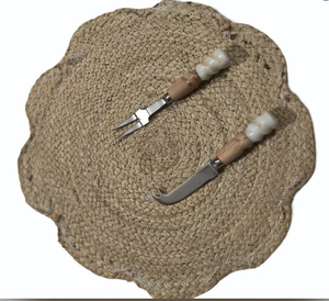 Manteles Individuales de Algodón Antideslizantes Lavables con Bordado Jacquard para Uso Doméstico Gruesos - Product Image 1