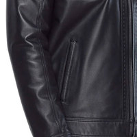 Nouvel arrivage de veste en cuir design à la mode pour hommes Vestes en cuir PU Veste en cuir de vachette de qualité supérieure