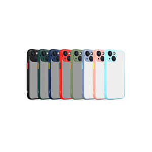 Funda de silicona SCKS Hux al por mayor compatible con iPhone 13 Mini, cubierta trasera protectora turquesa estilo Ins para 7 Plus - Product Image 2