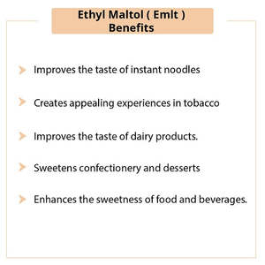 Etil Maltol en Polvo de Grado Alimenticio, Agente Saborizante, Edulcorante, Estabilizador y Colorante, Empacado en Bolsa o Botella - Product Image 3