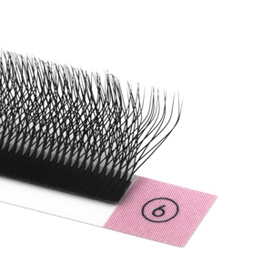 CharmLash High Quality Soft 4d w Lashes Short extra Volume Effect 4d w Shape <b>Eyelashes</b> Lashes Mink Wholesale <b>Vendor</b> Custom Box - Product Image 4