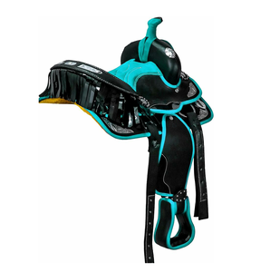 Silla de Montar de Cuero Premium OEM para Caballos, Silla de Montar Occidental Personalizable con Acabado Resistente y Respaldo Alto - Product Image 5