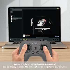 Manettes de jeu ELRS en vente chaude, volant de direction, accessoires de drone FPV avec dongle, consoles de <span class=keywords><strong>jeux</strong></span> vidéo - Product Image 5