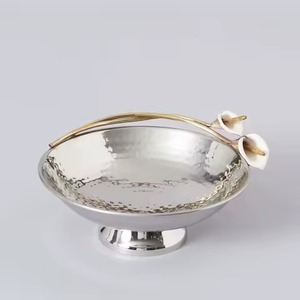 Traditional Arabic Style Metal Dates <b>Bowl</b> To Serve Guests Beautifully During Religious And Cultural Gatherings - Product Image 4