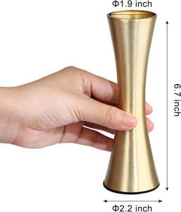 Florero de Metal Moderno para Piso, Centro de Mesa Decorativo Alto para Sala de Estar, Vestíbulo de Hotel, Oficina, Decoración de Eventos de Boda, Premium - Product Image 2