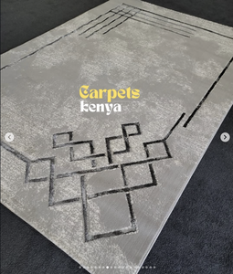 Alfombra Turca Moderna de Polipropileno Tejida a Máquina, con Base de Yute de Alta Calidad, Resistente a las Manchas, Pelo Alto, Diseño Abstracto para el Hogar - Product Image 4