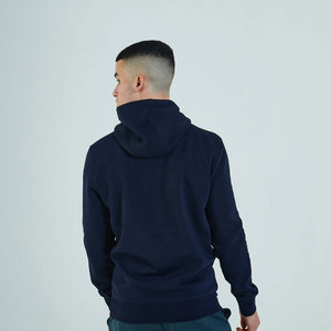 Sudadera con Capucha para Hombre, 100% Algodón, con Cierre de Cremallera de un Cuarto, Paneles en Contraste y Bloques de Color, Logotipo Personalizado, OEM, Estilo Urbano, Venta al Por Mayor - Product Image 4