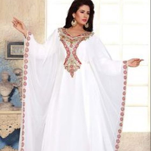 2022 caftan marocain magnifiquement coloré robe traditionnelle musulmane de luxe avec perles de pierre de travail manuel nouveau Design - Product Image 1