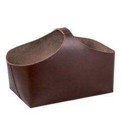 Panier de rangement en cuir multi-usages avec poignées, grand organisateur en cuir, panier cadeau pour la salle de sport, le pique-nique, le rangement à domicile - Product Image 3