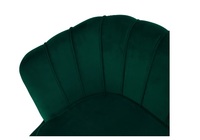 Fauteuil en velours vert bleu rose avec pieds en métal doré