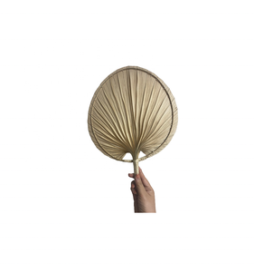 Abanico de bambú de paja Beige de fábrica/Abanico de hoja de palma ecológico Granja para decoración de pared Fiesta DE BODA Festival artesanía Recuerdo - Product Image 6