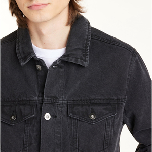 Chaqueta vaquera informal ajustada a la moda de otoño para hombre, chaqueta vaquera holgada de nuevo estilo Retro de otoño con diseño antiguo para hombre - Product Image 4