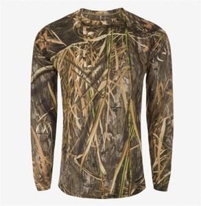 Outdoor Hunting Breathable Quick Dry UV Protection Long Sleeve Waterproof Jungle <b>Camouflage</b> Printed Polyester Material T-<b>Shirt</b> - Product Image 2