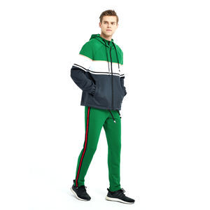 French Terry 100% algodón polar Jogger Hoodie Set 3D Puff impreso chándal para hombres 2025 nuevo diseño personalizado Streetwear Set - Product Image 1