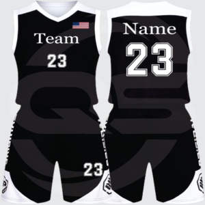 Ensemble d'uniformes de basketball réversibles pour hommes grandes tailles, à porter des deux côtés, maillot de sport et short en mesh, respirant et à séchage rapide pour l'été - Product Image 1