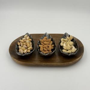 ชามอะลูมิเนียมดีไซน์หรูสำหรับใส่ผลไม้อบแห้ง เหมาะสำหรับเป็นของขวัญทางการต้อนรับ ของชำร่วยงานแต่งงาน และงานเฉลิมฉลองในครอบครัว - Product Image 1