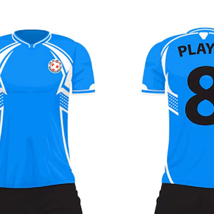 Kit de fútbol personalizado de 100% poliéster, tela suave y ligera, camiseta de sublimación completa cómoda para hombres y mujeres - Product Image 3